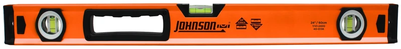Johnson Level & Tool 1741-2400 Aluminum Box Level, 24"