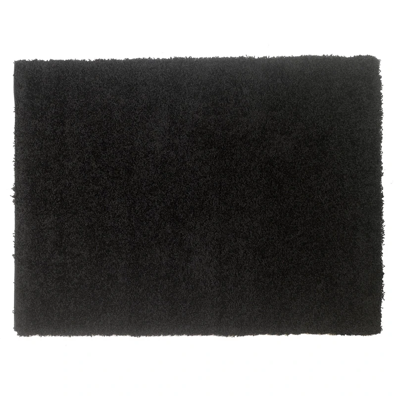Just Contempo Shaggy Rug, Black, 120x170 cm