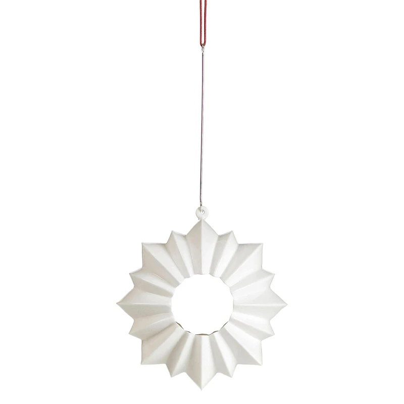 Kähler Stella Sphere Diameter 13.5 cm Scandinavian Expression Timeless Design White