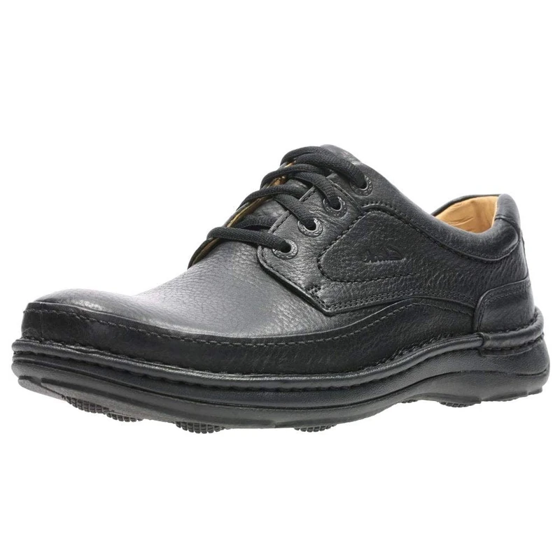 Clarks Nature Three Mens Black Leather, 12 - Image 1
