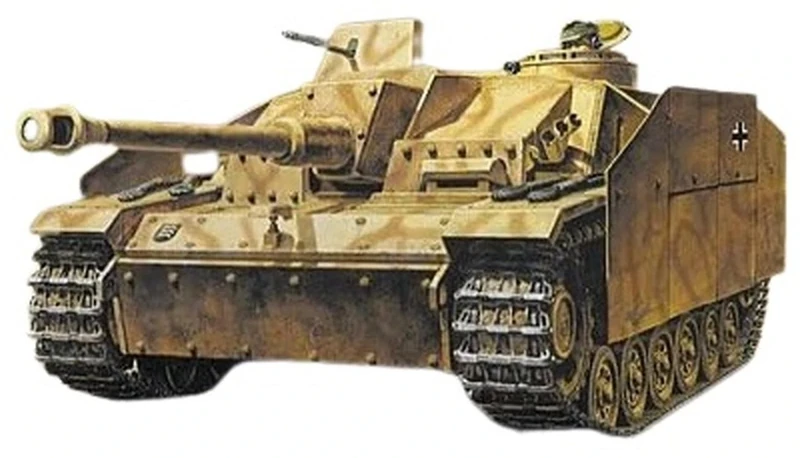 Tamiya 1/48 Sturmgeschutz III Ausf.G Early Model Kit - 75mm/105mm