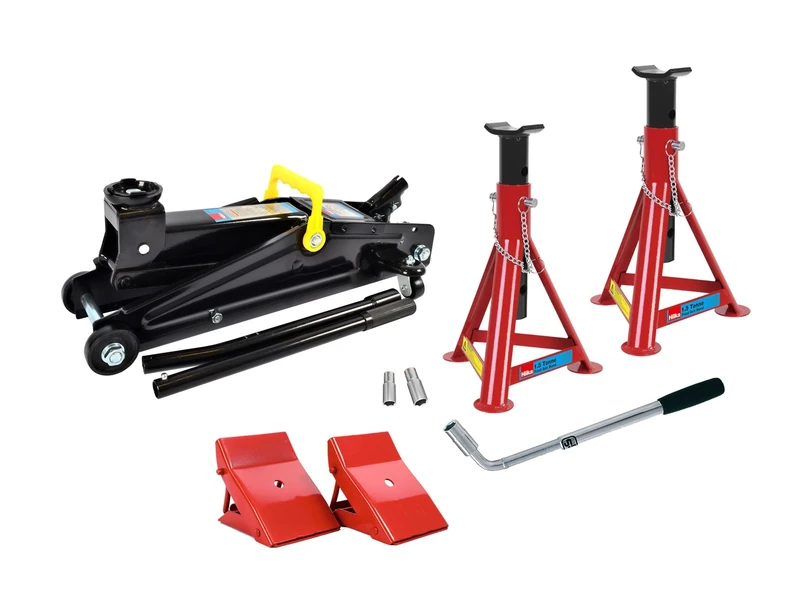 Hilka 82930130 3 Ton Combination Jack Kit, Black Red
