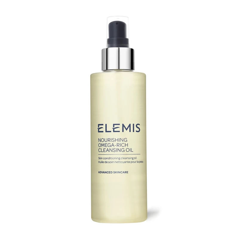 ELEMIS Cleansing Oil , Nourishing Omega-Rich– Vitamin-Rich Face Elixir to Cleanse, Soothe & Soften Skin, Gently Remove Impurities, 195ml