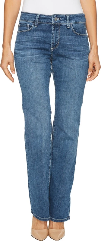 NYDJ Women's Petite Barbara Bootcut Jeans Flare and Slimming Fit Pants, Heyburn, 4 Petite