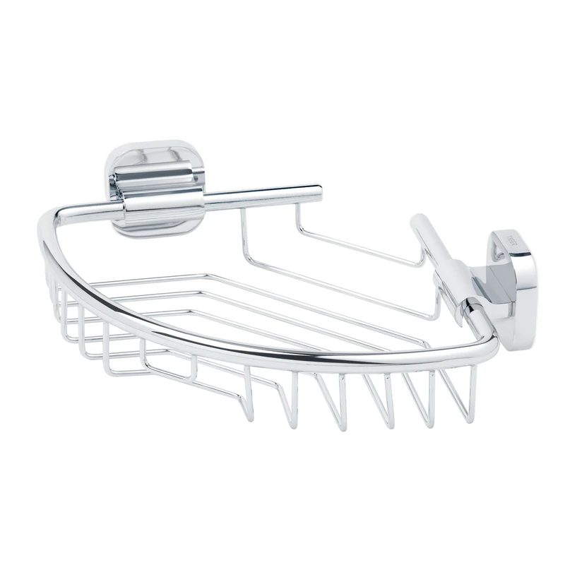 Tiger Ramos Corner Shower Basket, Chrome
