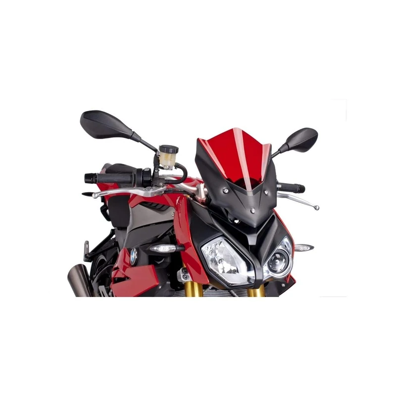 Puig 7040R Racing Screen for BMW S1000 R 14'-17', Red