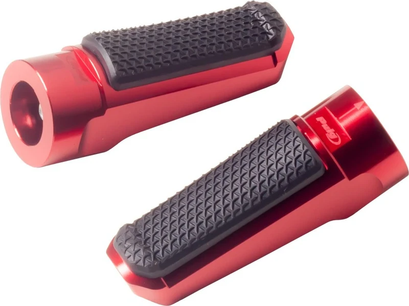 Puig 7318R Foot Pegs Set Sport Model, Red