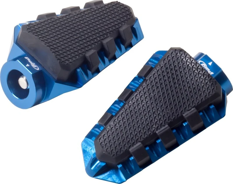Puig 7319A Foot Pegs Set Trail Model, Blue