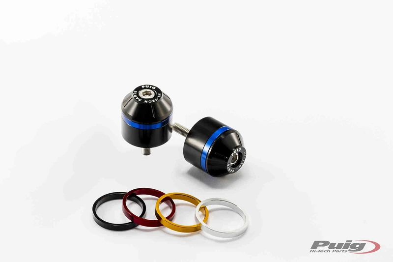 Puig 8157N Bar Ends Short with Ring for Triumph Street Triple/R 13'-17', Set of 2