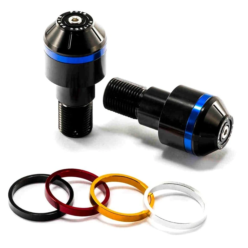 Puig 8173N Bar Ends Short with Ring for Yamaha YZF-R125 14'-17', Set of 2