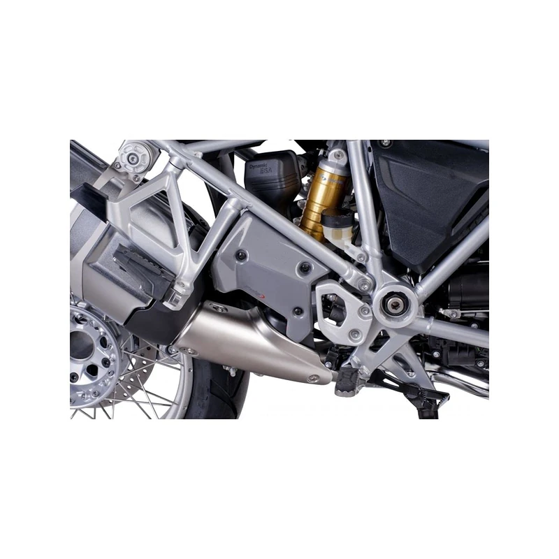 Puig 6869U rear deflectors in ABS for splash protection and improved aesthetics in the rear area of the motorcycle, Grey