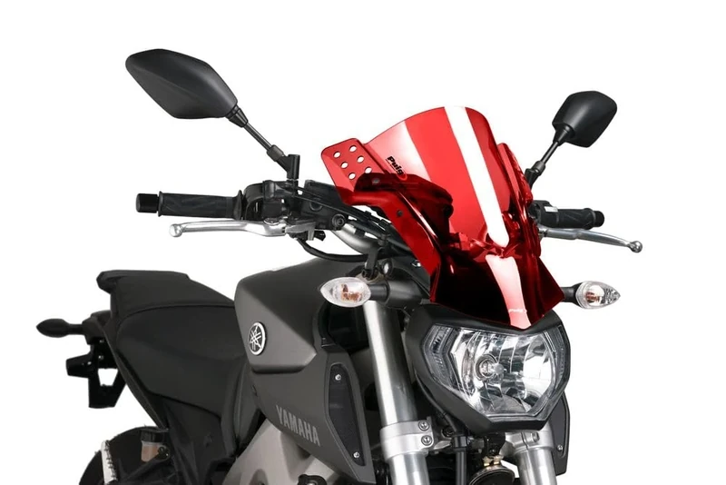Puig 6894R Windshield Rafale Red