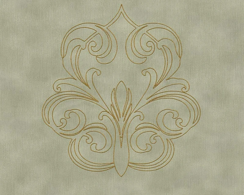Architects Paper Nobile Classic Patterned Wallpaper Textured Metallic, Green, 969834 - Image 1