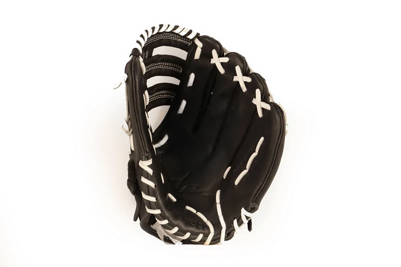 GL-130 Competition baseball glove, genuine leather, outfield 13", Black (REG)