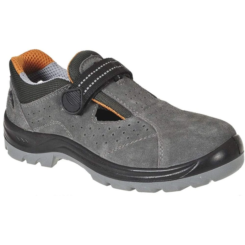 Portwest Steelite Obra Sandal S1, Size: 47, Colour: Grey, FW42GRR47