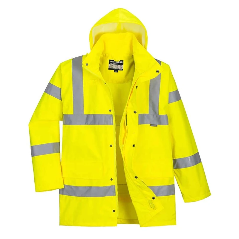 Portwest Hi-Vis Breathable Jacket, Size: M, Colour: Yellow, RT60YERM - Image 1