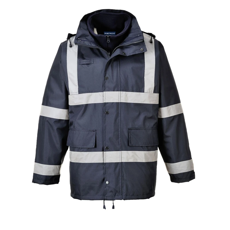 Portwest Iona 3 in 1 Trac Jacket, Color: Navy, Size: XXL, S431NARXXL