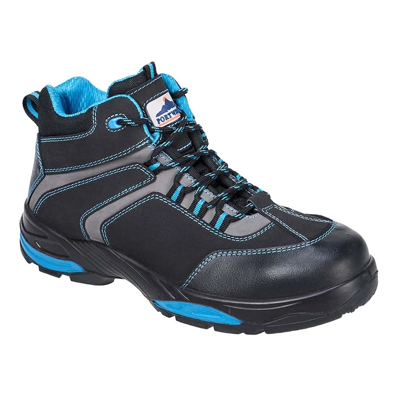 Portwest FC60BLU46 Compositelite Operis Boot, S3 HRO, Regular, Size: 46/1, Black/Blue
