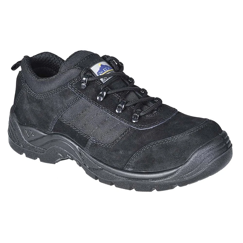 Portwest Steelite Trouper Shoe S1P, Color: Black, Size: 40, FT64BKR40