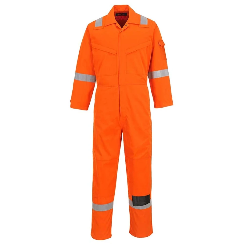 Portwest Araflame Gold Coverall, Size: 44, Colour: Orange, AF53ORR44
