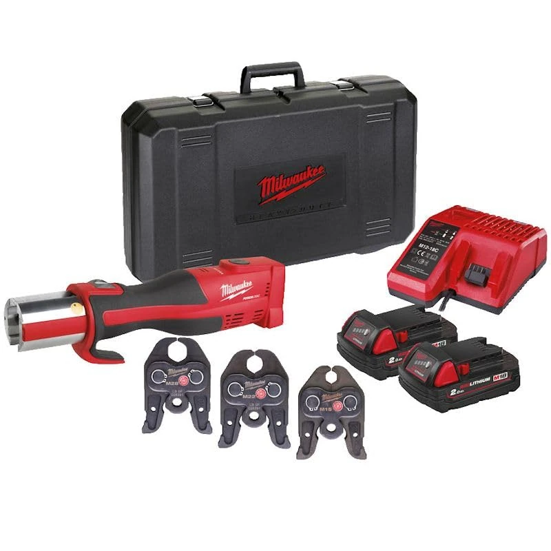 Milwaukee M18 BLHPT 202C U-Set Bürstenloses Akku-Presswerkzeug