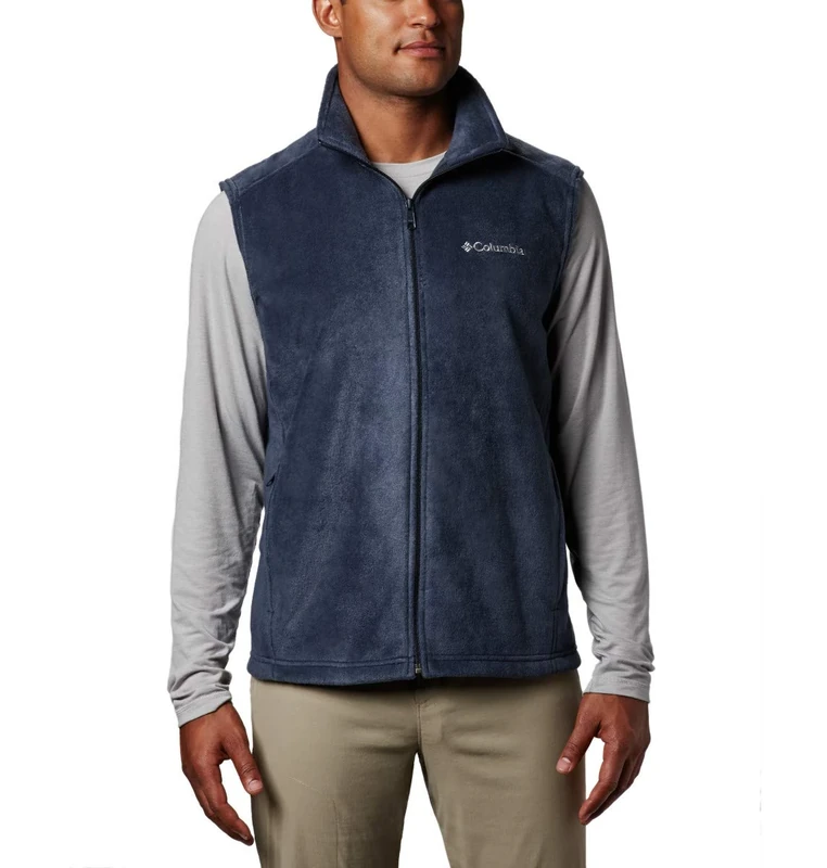 Columbia Men's Steens Mountain Vest Fleece, Collegiate Navy, XL