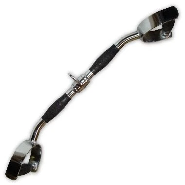 POWER EXTREME Unisex - Adult Grip LAT Bar AR, Silver/Black, One Size