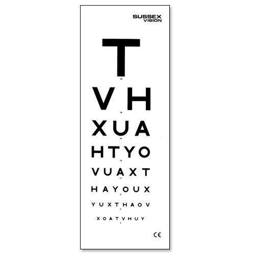 CLS AW341 6M Test Chart with Patient Hand Card - Image 1