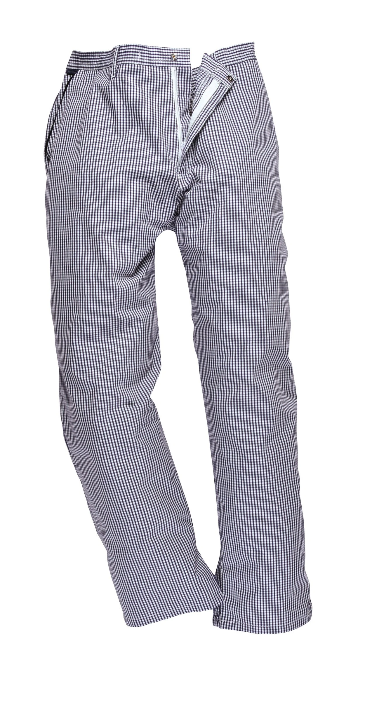 Portwest Barnet Chefs Trouser, Size: XS, Colour: Check, C075CHRXS
