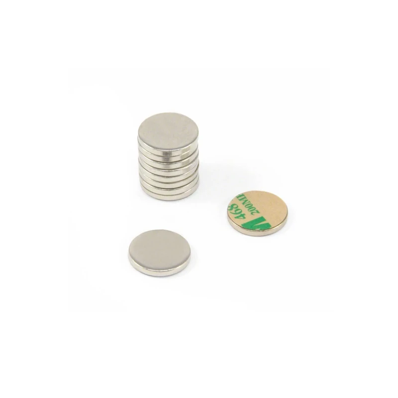 Nickel Plated Mild Steel Disc with 3M Self Adhesive for Arts, Crafts, Model Making, DIY and Hobbies - 20mm dia x 2mm thick - Pack of 400