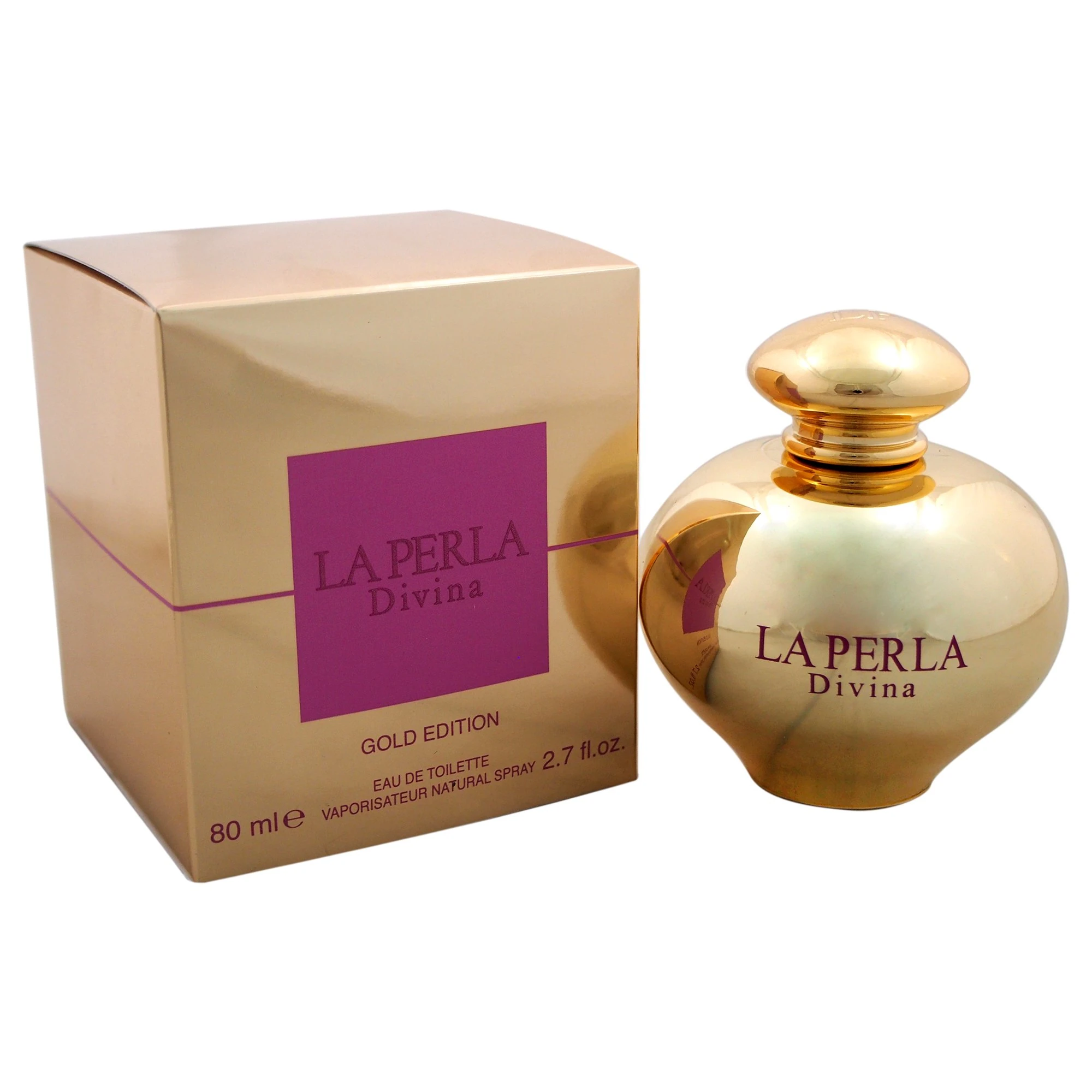 La Perla Divina Gold Edition Eau De Toilette Spray for Women, 80 ml