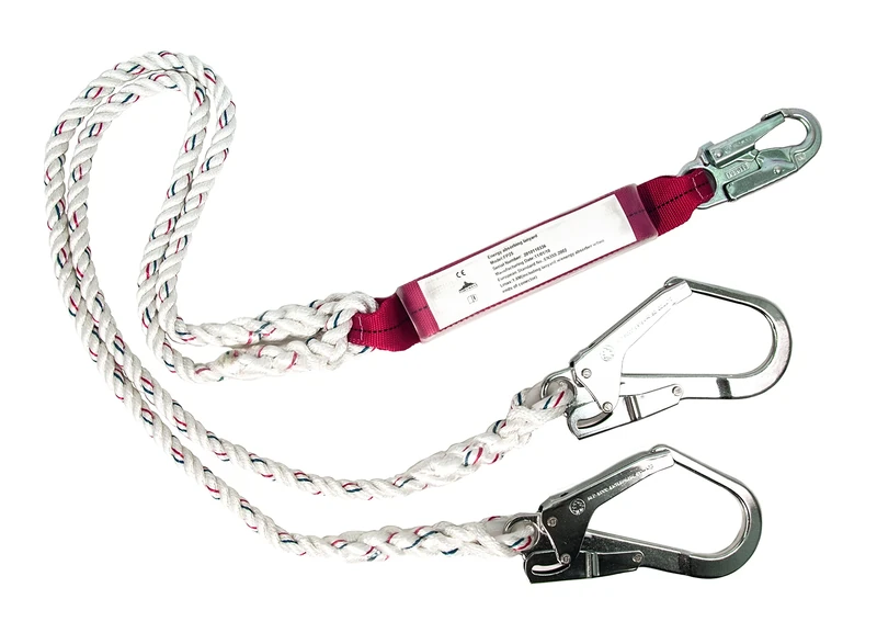 STAI FP25 Double Shock Absorber Rope, Doppel Verbindungsmittel mit Bandfalldämpfer