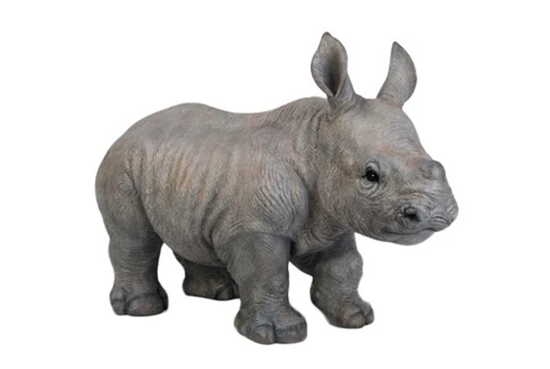 Hi-Line Gift Ltd Baby Rhino Statue