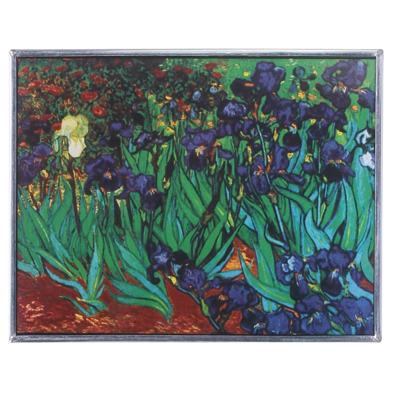 Design Toscano Irises 1889 Art Glass