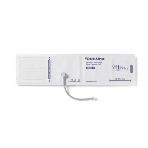 Welch Allyn SOFT-11-1SC FlexiPort Soft Disposable Blood Pressure Cuffs, One-Tube Screw-Type Connector, Adult [size 11] (Pack of 20)