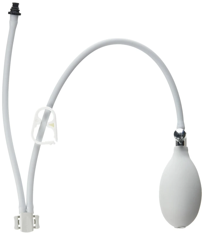 Welchallyn 2-BVDC Two-Tube FlexiPort Tri-Purpose Connector (8” and 13”) with Economy Bulb and Clamp (Pack of 10)