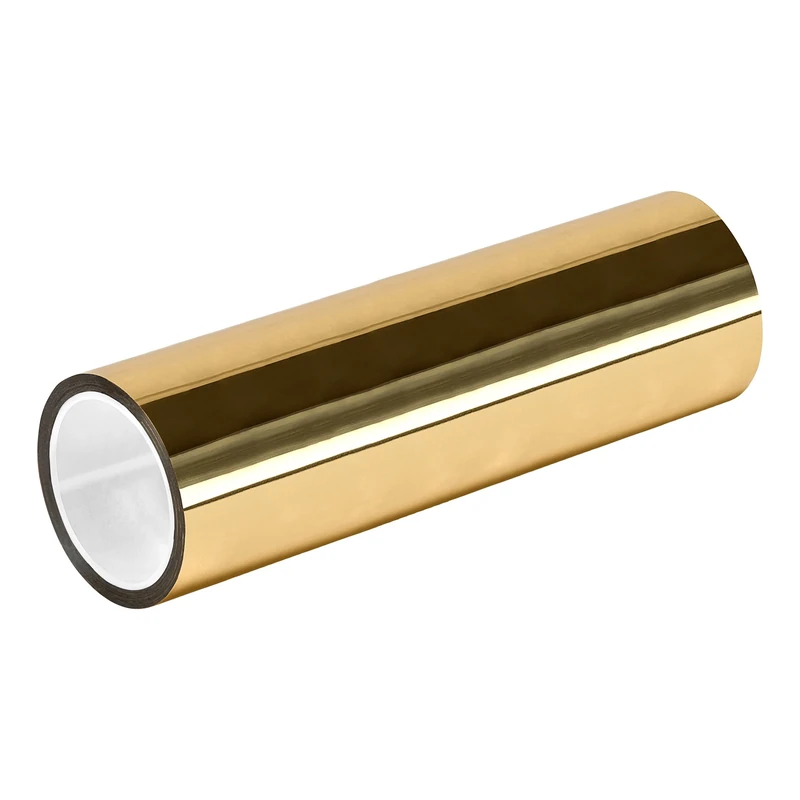 TapeCase TC830 24" X 72YD-GOLD Gold Metalized Polyester/Acrylic Adhesive Film Tape, 0.002" Thick, 72 yd. Length, 24" Width, 1 Roll