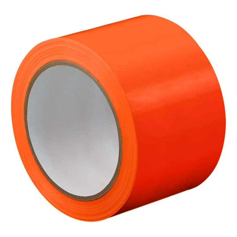 TapeCase TC414-42" X 72YD-ORANGE Orange UPVC/Rubber Adhesive Film Tape, 0.0023" Thick, 72 yd. Length, 42" Width, 1 Roll
