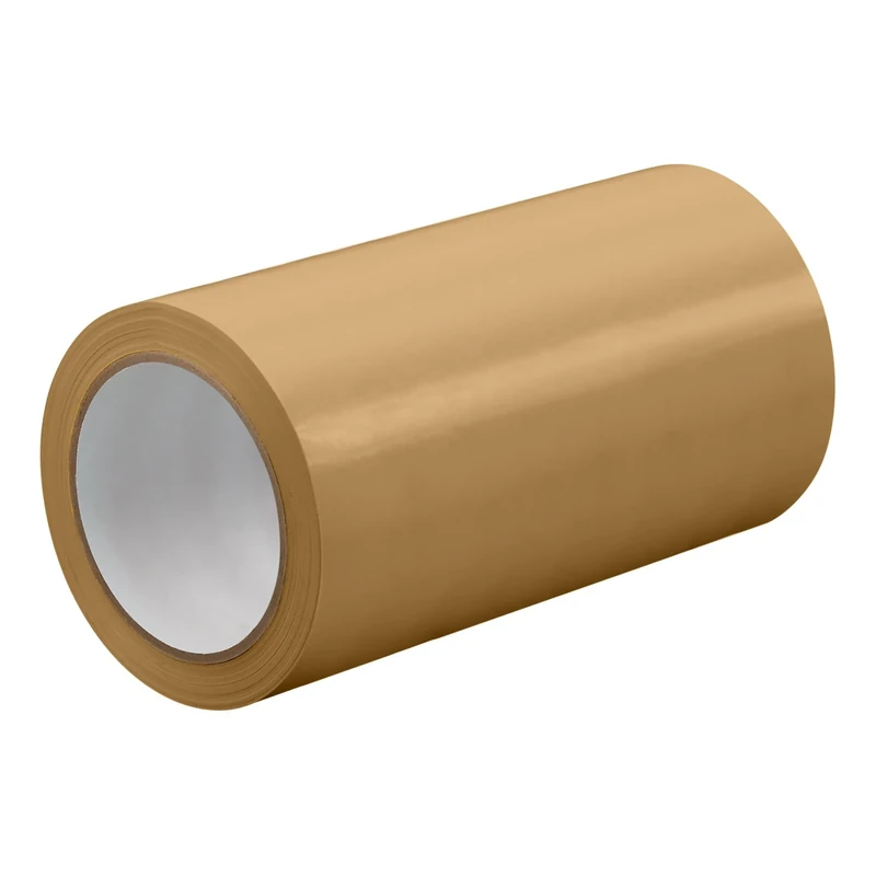 TapeCase TC414-22" X 72YD-TAN Tan UPVC/Rubber Adhesive Film Tape, 0.0023" Thick, 72 yd. Length, 22" Width, 1 Roll