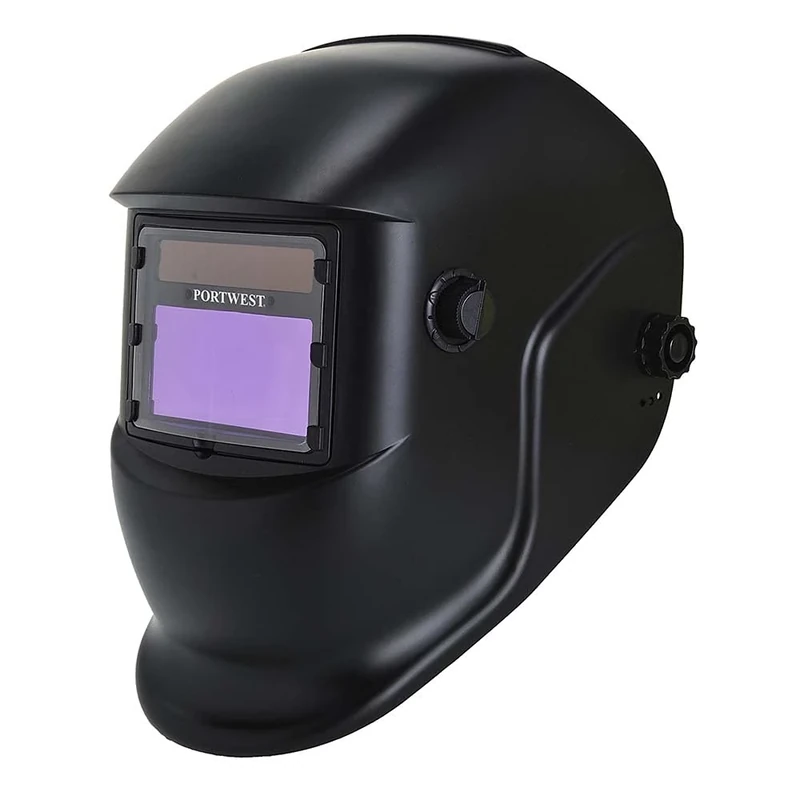 Portwest BizWeld Plus Welding Helmet, Size: One Size, Colour: Black, PW65BKR