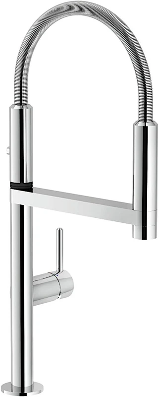 Nobili Rubinetterie MV92300/50CR Professional Basin Tap, Sink Mixer, Chrome - Image 1