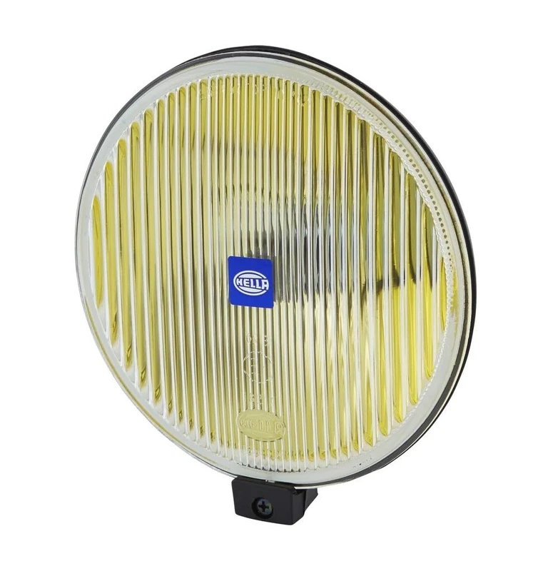 HELLA 1N4 005 750-641 Halogen-Front Fog Light - Comet 500 - 12V - round - mounting - Yellow diffusing lens - Lens Colour: Yellow - right/left