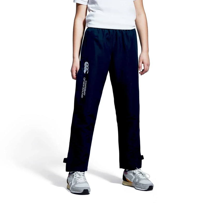Canterbury Junior Boys Open Hem Stadium Pant | Tracksuit/Jogging Bottoms | Durability and Comfort Track Pants, Navy, 10