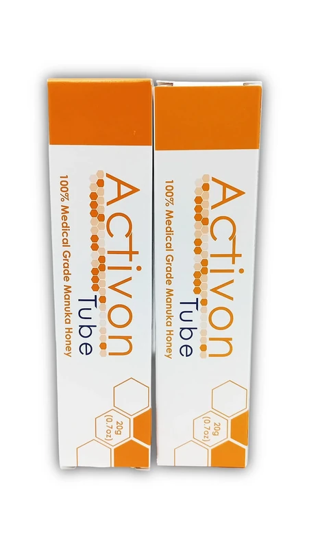ActivOn Medical Grade Manuka Honey - 2 x 25g Tubes for Wound Care