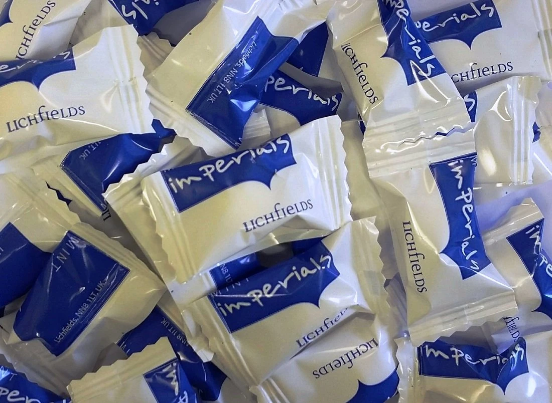 100 x Individually Wrapped Mint Imperials