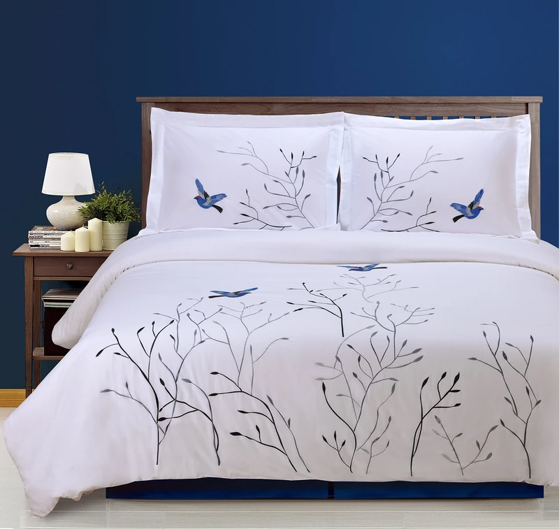Home City, Bed Linen Set, Blue - Double