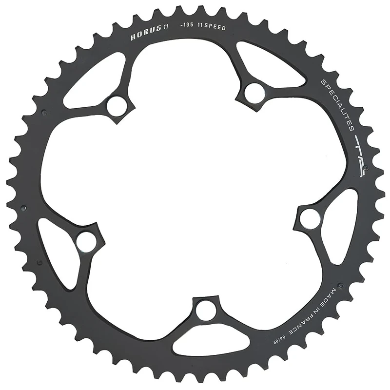 Spécialités TA Horus Campagnolo 11 Speed 135PCD Chainring, Black, 52T Outer