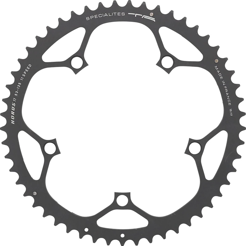 Spécialités TA Horus Campagnolo 11 Speed 135PCD Chainring, Black, 53T Outer