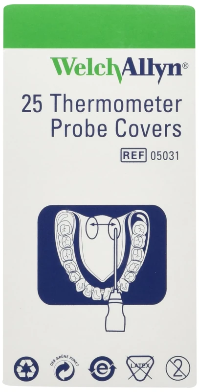Welchallyn 05031-101 Disposable Probe Covers (1,000 covers, packaged 25 per box) (Pack of 1000)