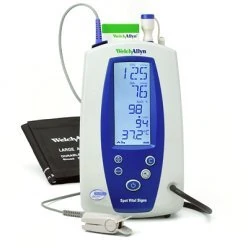 Welchallyn 42N0B-E4 Spot Vital Signs Device Spot Vital Signs with Non-invasive Blood Pressure, Pulse and Nellcor Pulse Oximetry - Image 1